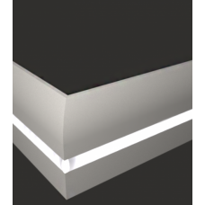 Плинтус под покраску с подсветкой PN 080 LED